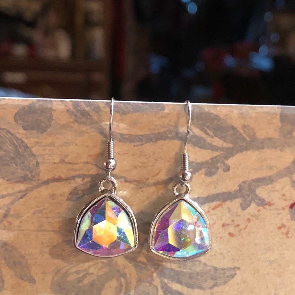 Rainbow Swarovski Crystal Dangle Earring Exquisite 20$